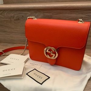 Authentic Gucci small interlocking G crossbody
